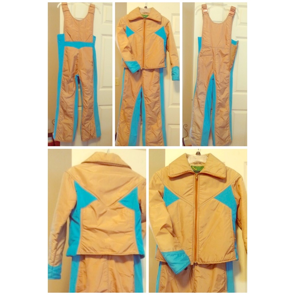 Vintage women’s snow suit and coat